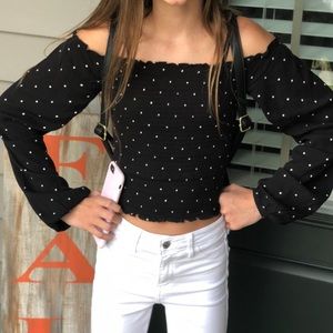 Hollister off the shoulder top